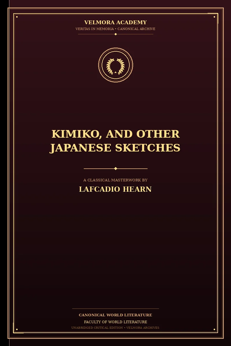 Cover of Kimiko, and Other Japanese Sketches