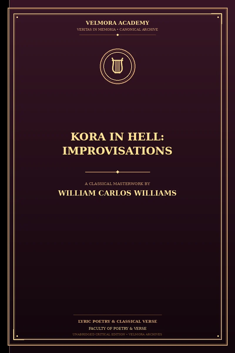 Cover of Kora in Hell: Improvisations