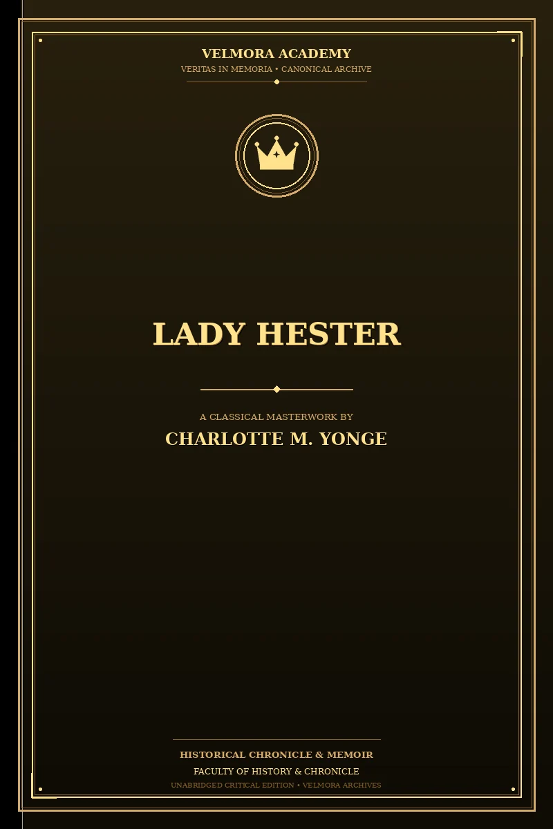 Cover of Lady Hester