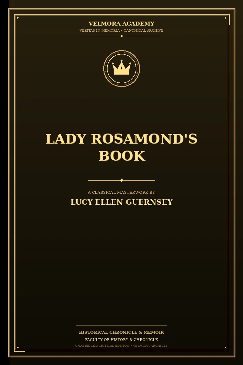 Cover of Lady Rosamond's book