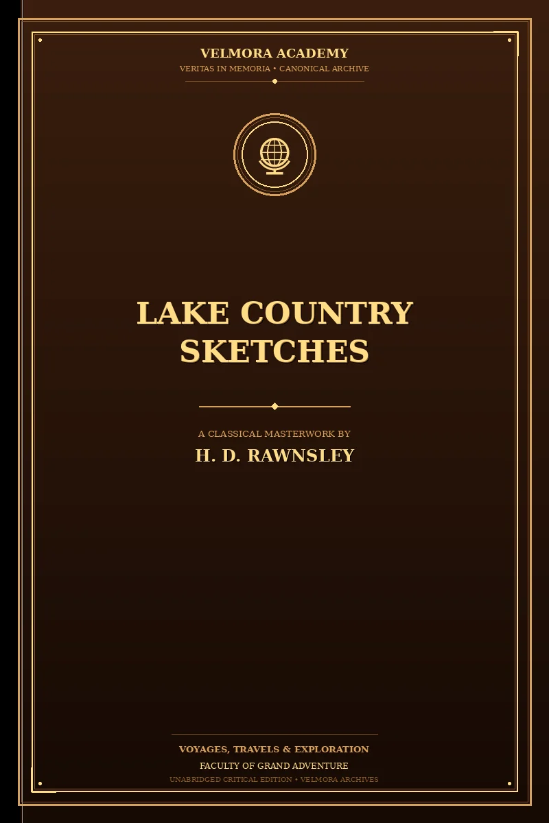 Cover of Lake country sketches