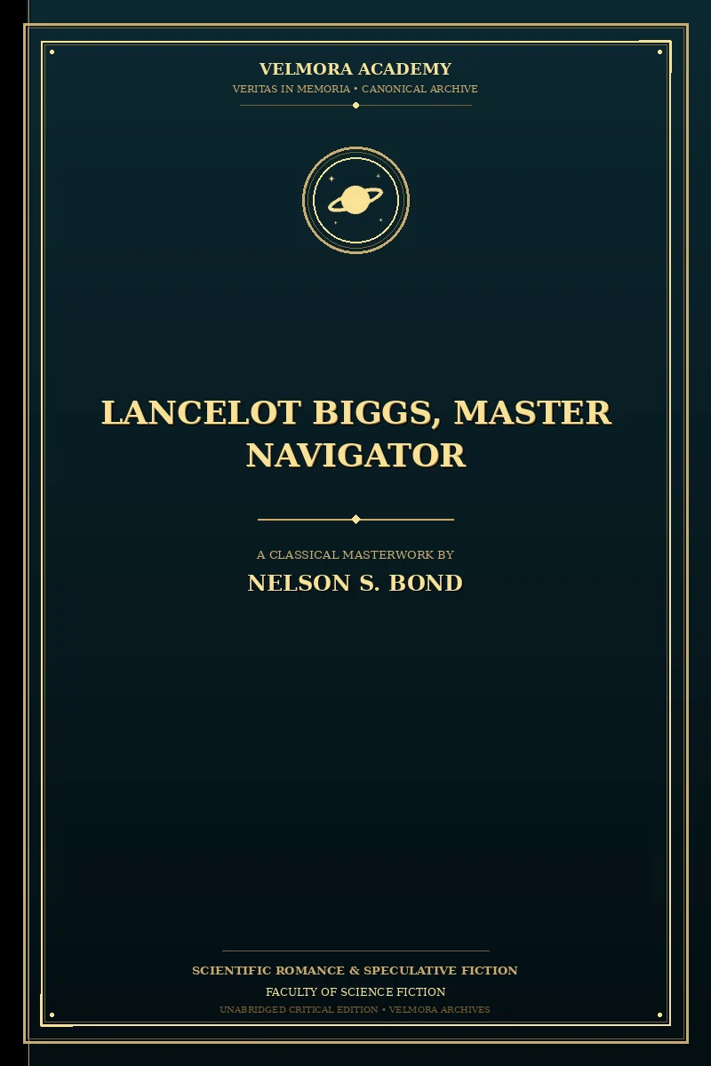 Cover of Lancelot Biggs, Master Navigator