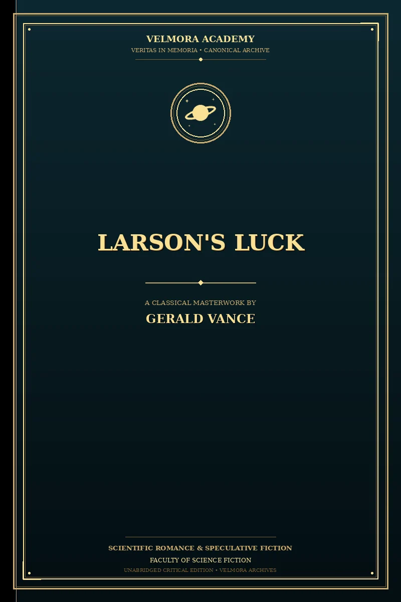 Cover of Larson's Luck
