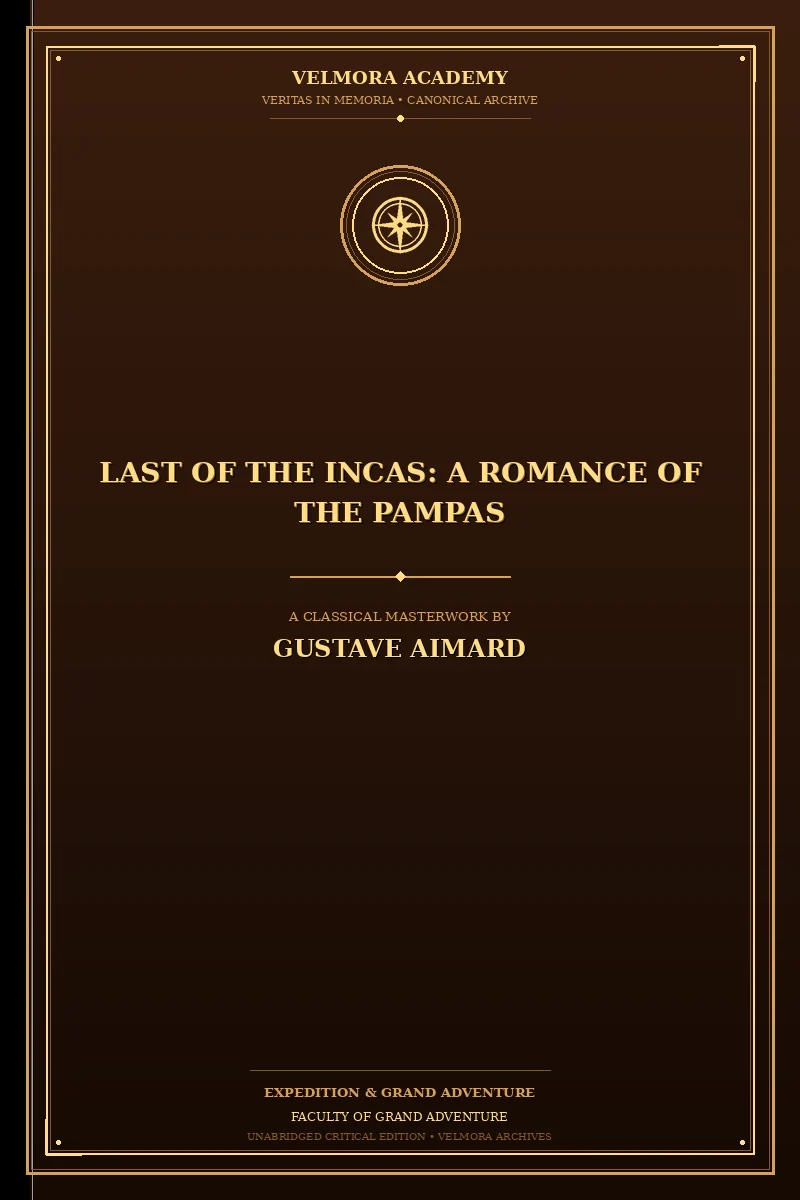 Last of the Incas: A Romance of the Pampas