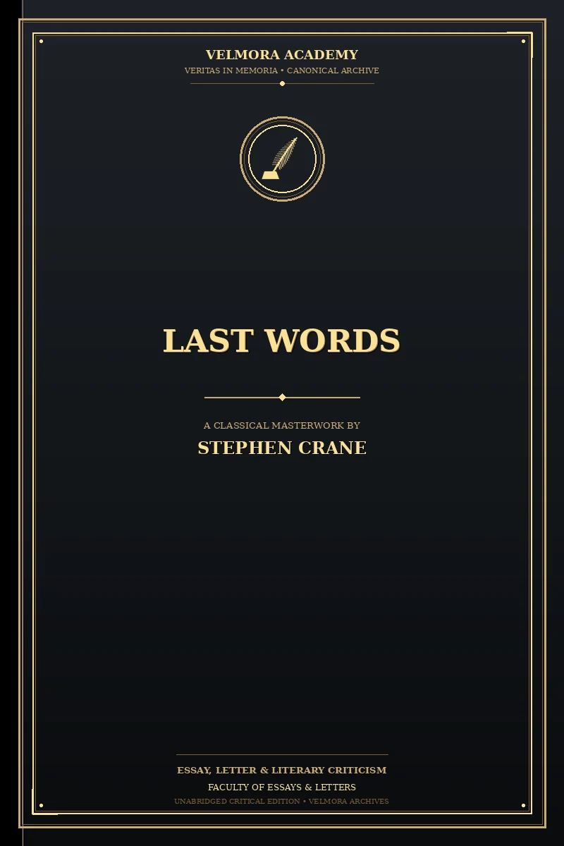 Last Words