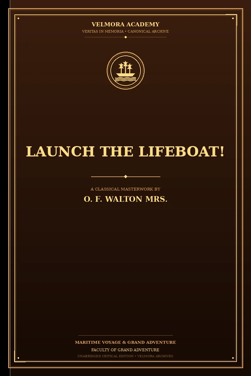 Cover of Launch the lifeboat!