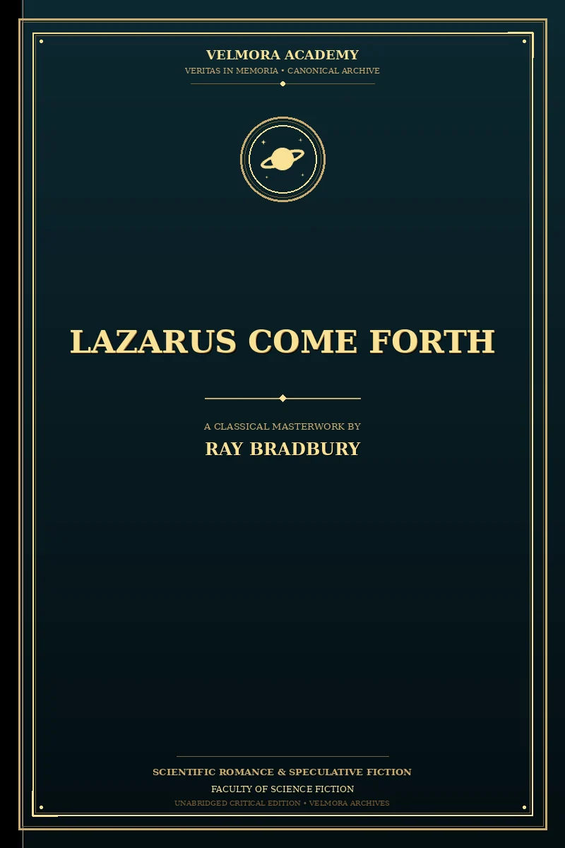 Lazarus Come Forth
