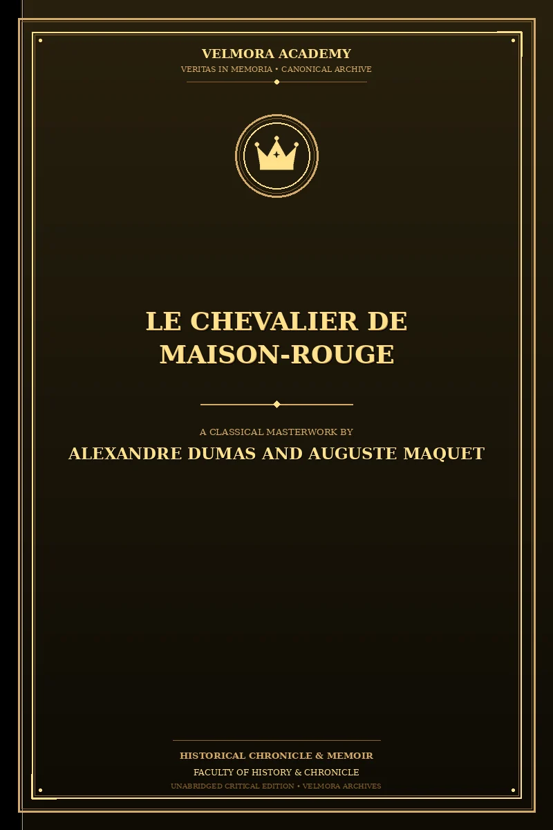 Cover of Le chevalier de Maison-Rouge