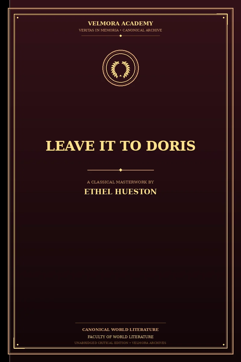 Cover of Leave It to Doris