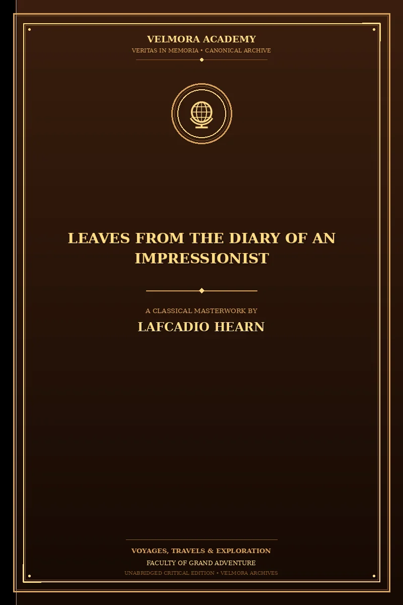 Cover of Leaves from the Diary of an Impressionist