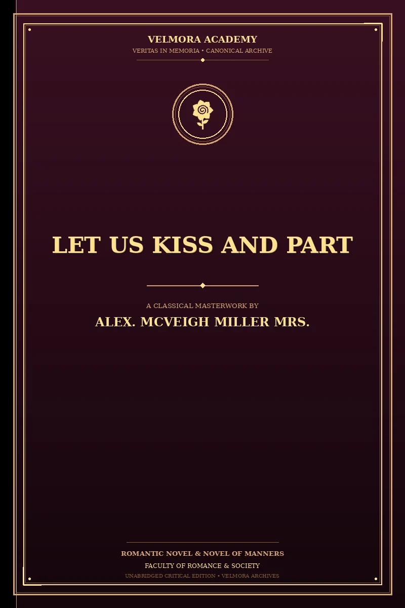 Cover of Let Us Kiss and Part