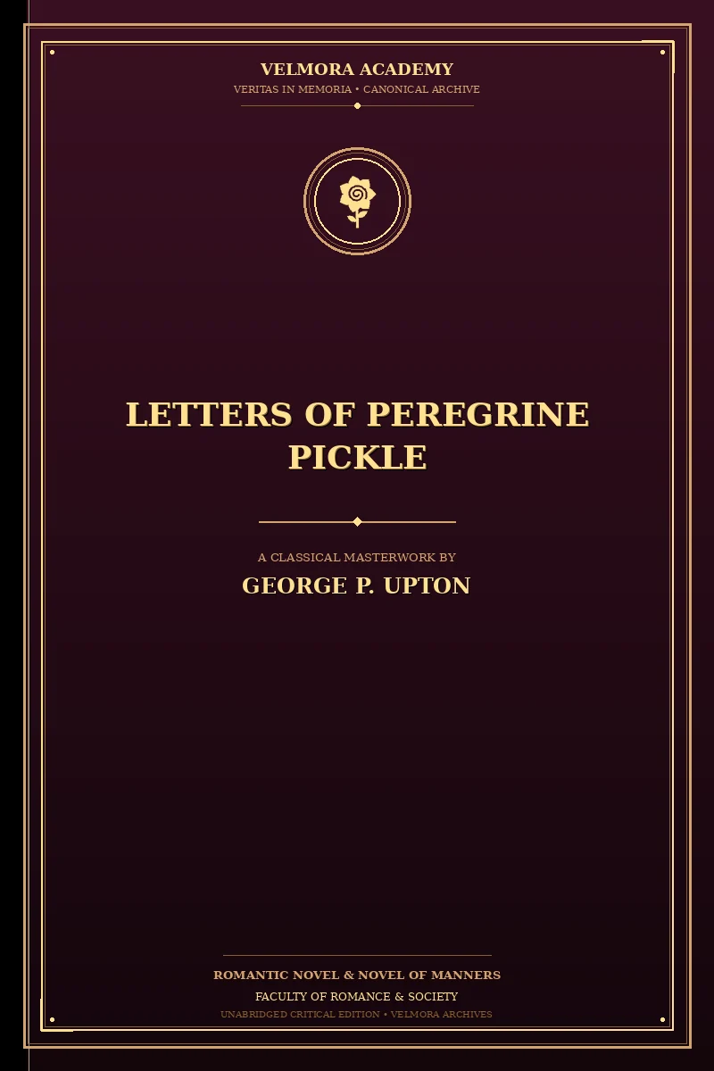 Cover of Letters of Peregrine Pickle