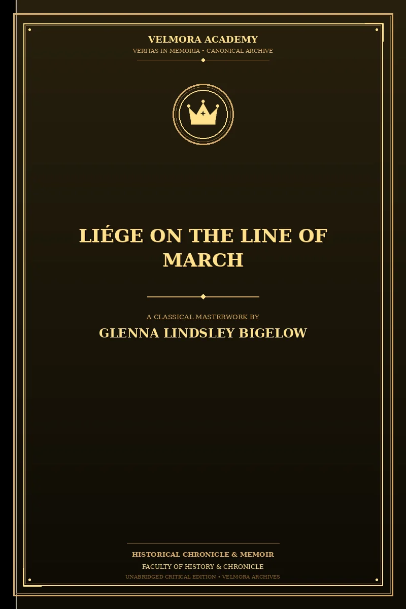 Cover of Liége on the Line of March