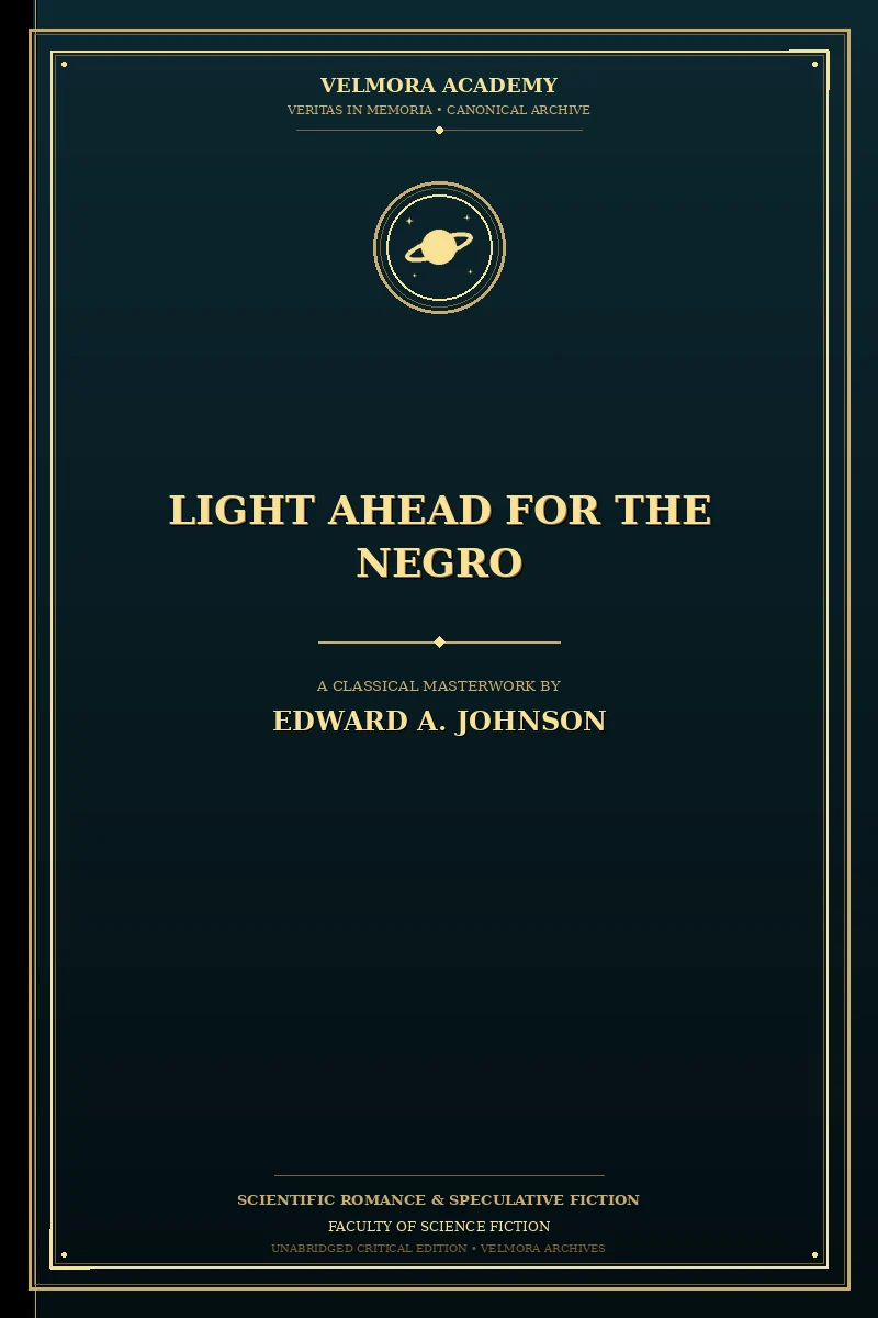 Cover of Light Ahead for the Negro
