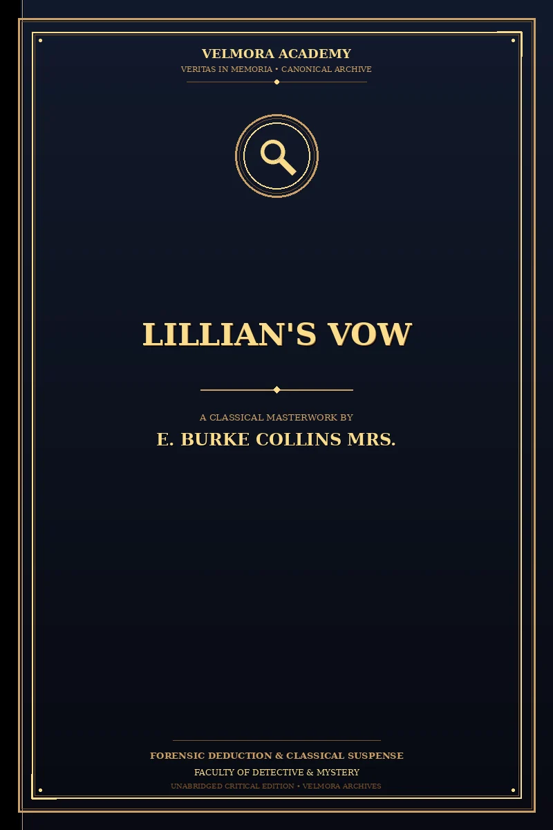 Cover of Lillian's vow