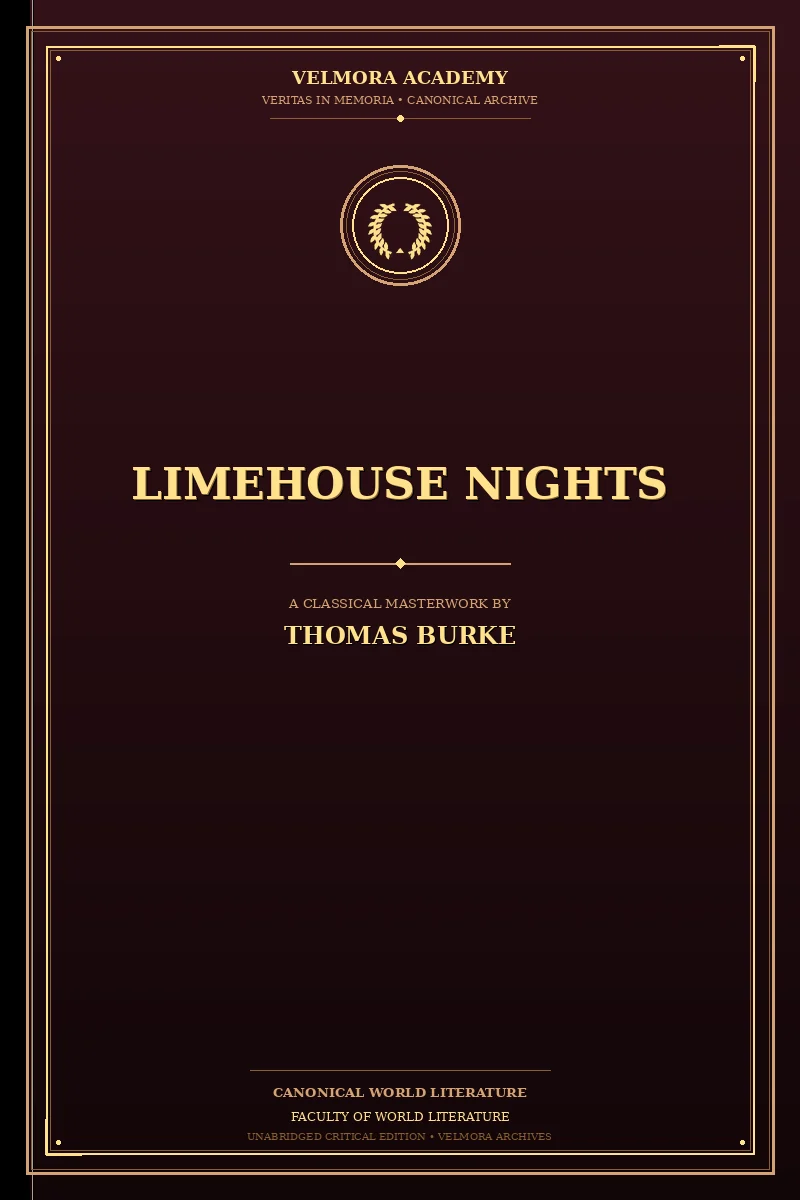 Cover of Limehouse Nights