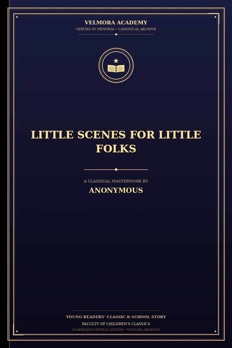Cover of Little Scenes for Little Folks