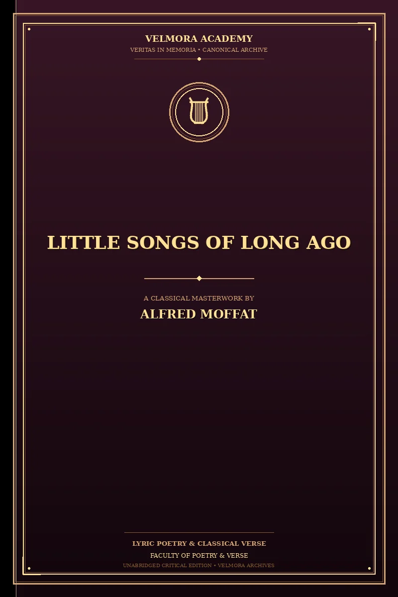 Cover of Little Songs of Long Ago