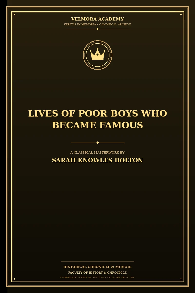 Cover of Lives of Poor Boys Who Became Famous
