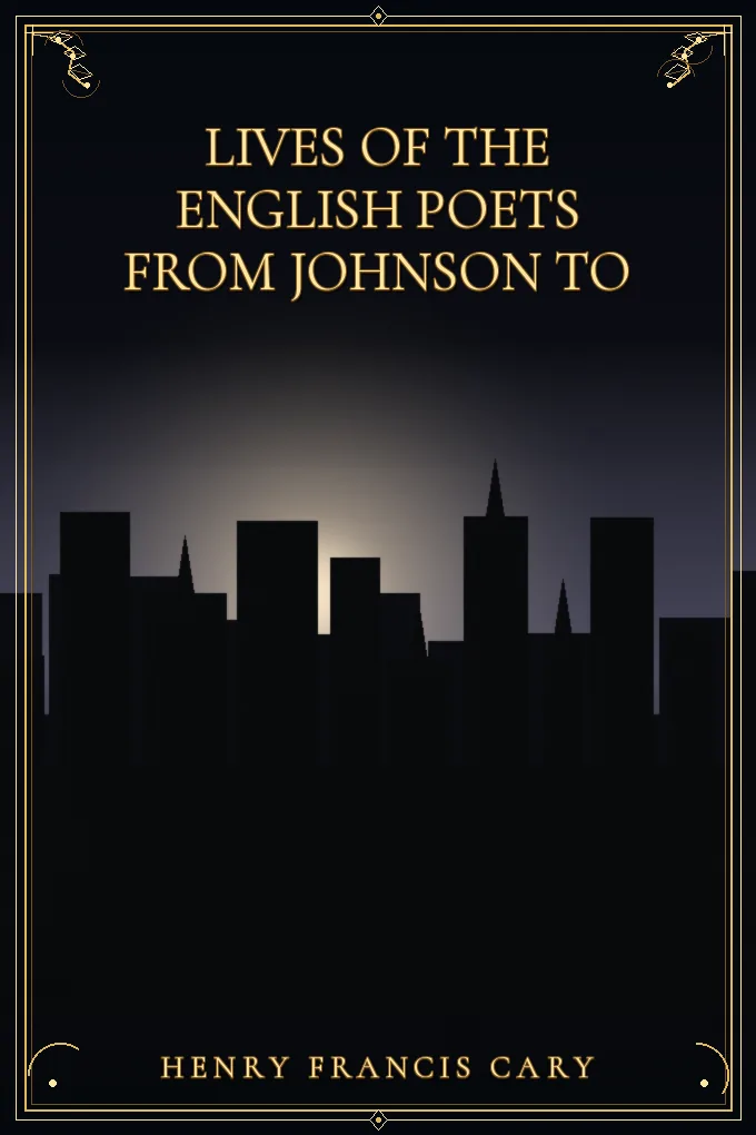 Cover of Lives of the English Poets From Johnson