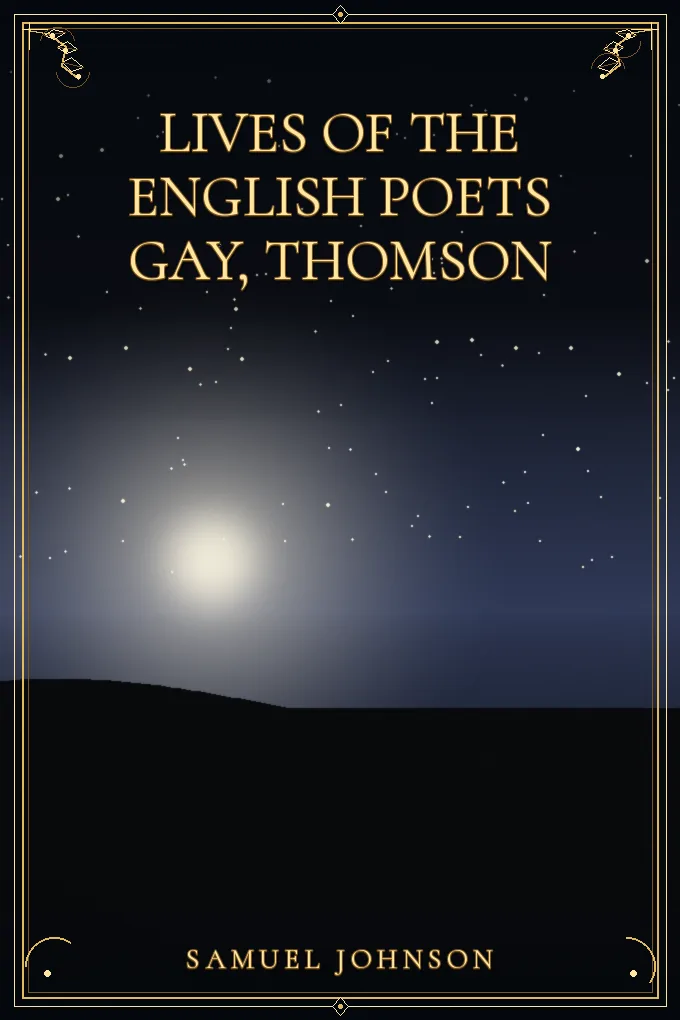 Lives of the English Poets Gay, Thomson