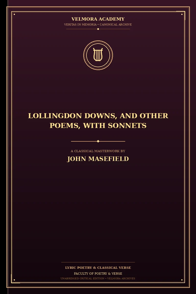 Lollingdon Downs, and Other Poems, with Sonnets