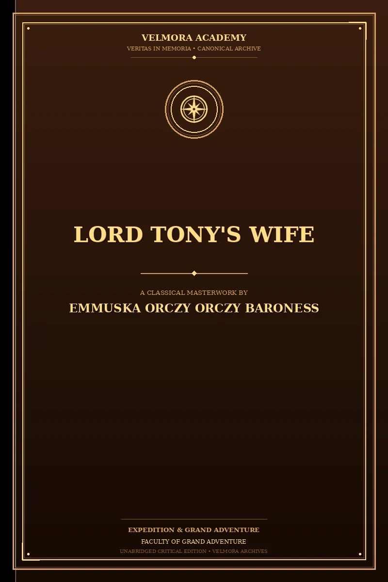 Lord Tony's Wife