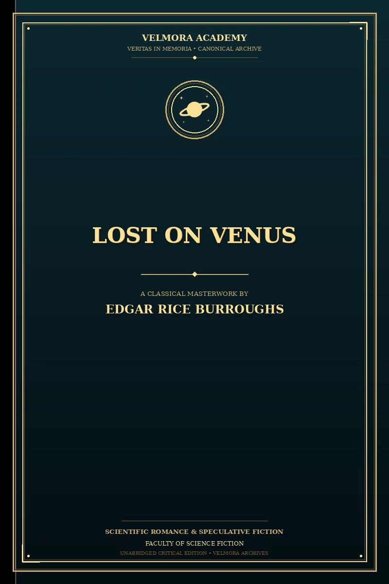 Cover of Lost on Venus