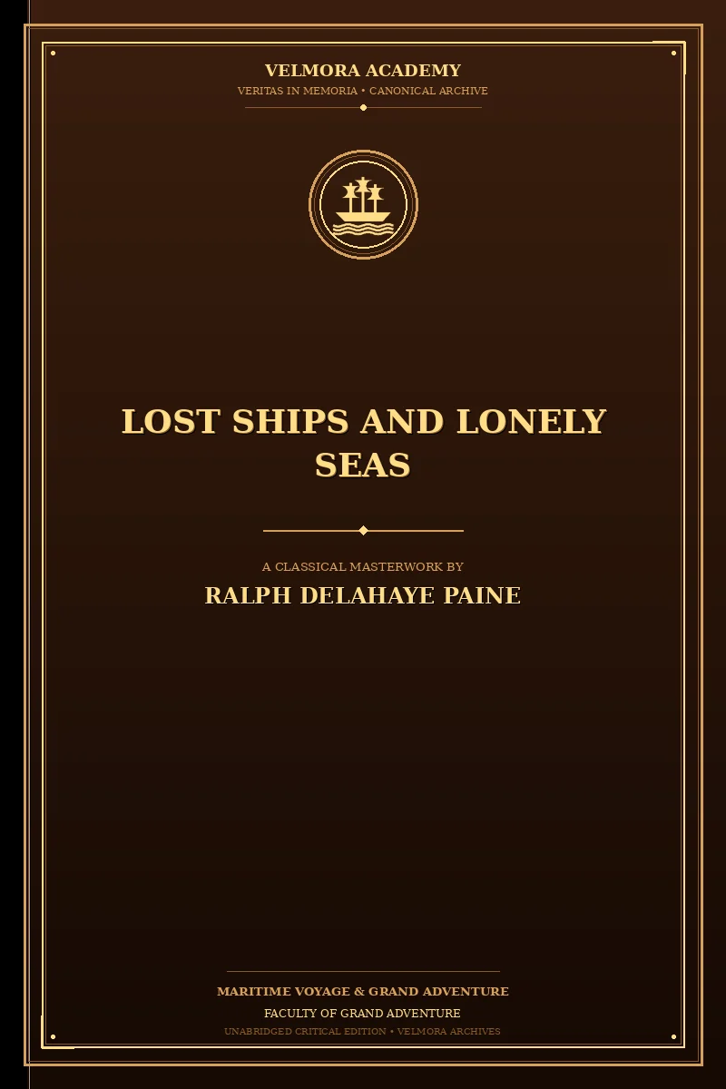 Lost ships and lonely seas