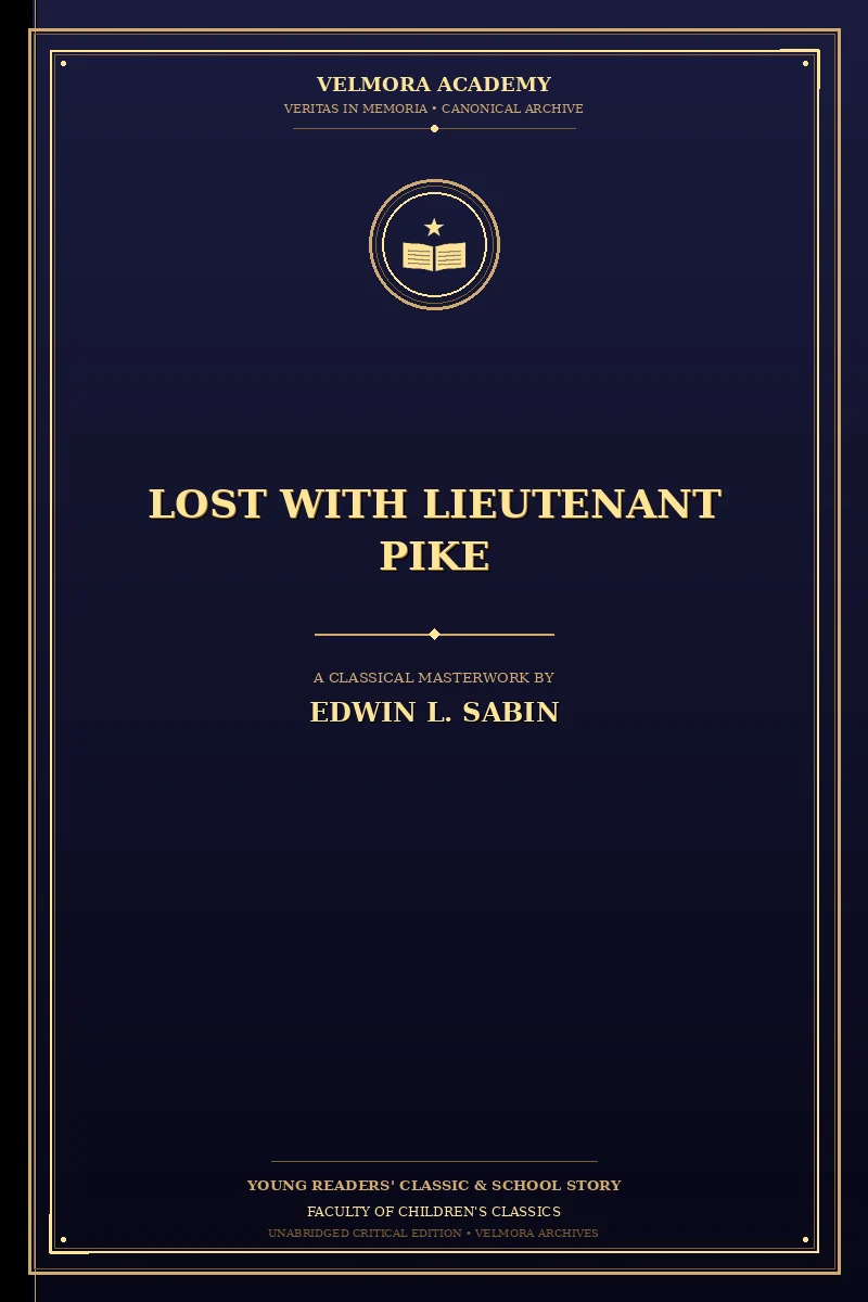 Cover of Lost with Lieutenant Pike How from the Pawnee Village the boy named Scar