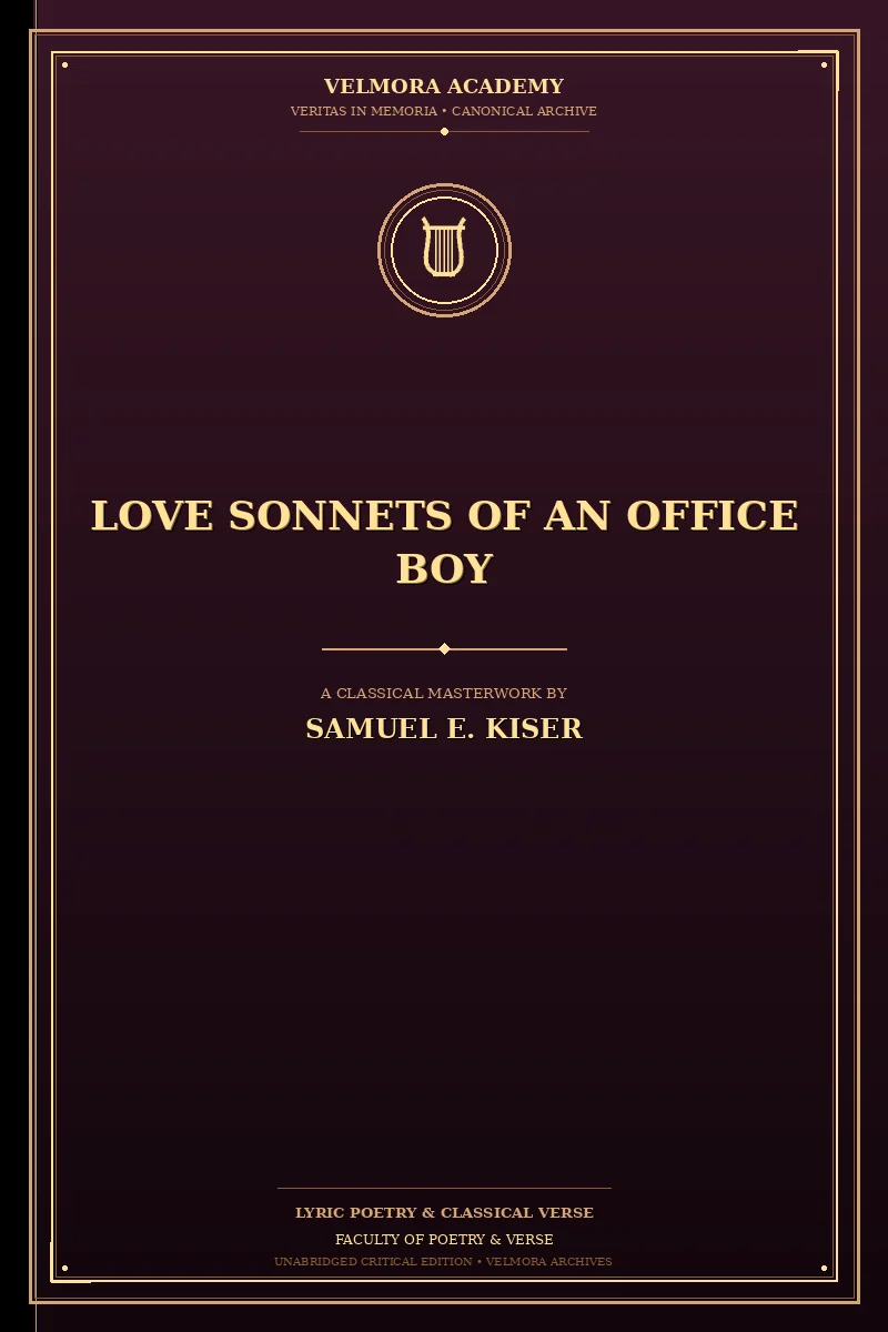 Cover of Love Sonnets of an Office Boy