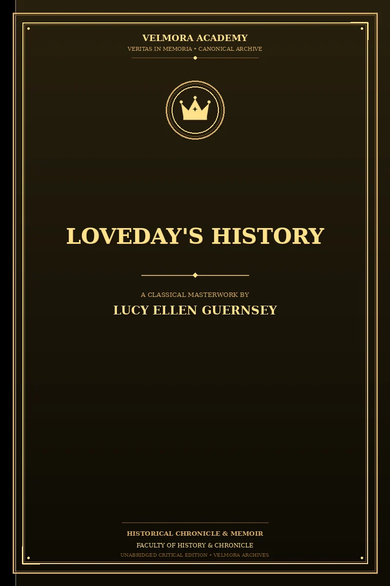 Cover of Loveday's history