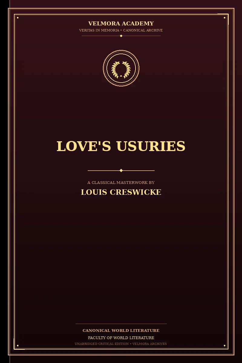 Love's Usuries