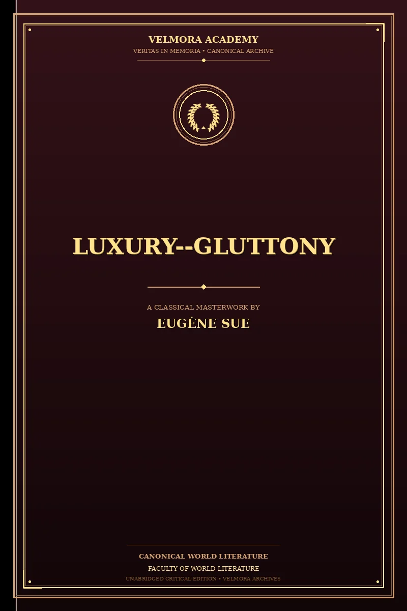 Luxury--Gluttony