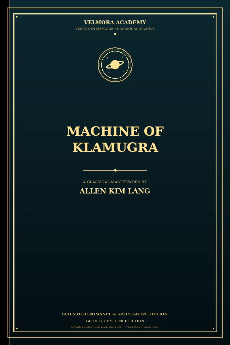 Cover of Machine of Klamugra