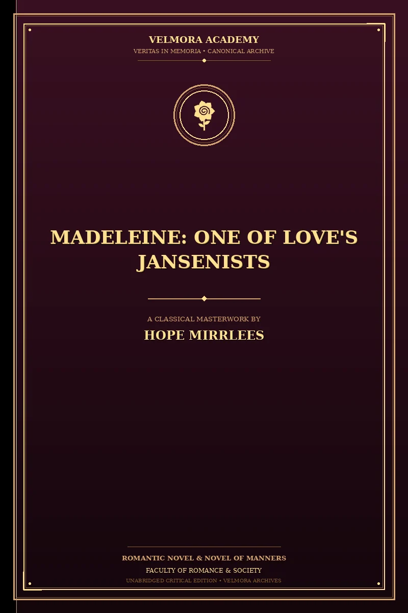Cover of Madeleine: One of Love's Jansenists