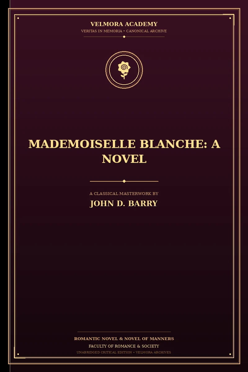 Cover of Mademoiselle Blanche: A Novel