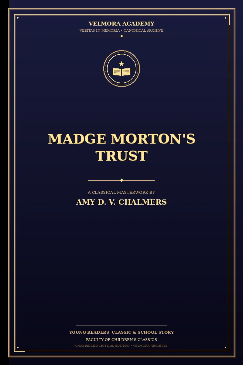 Cover of Madge Morton's Trust