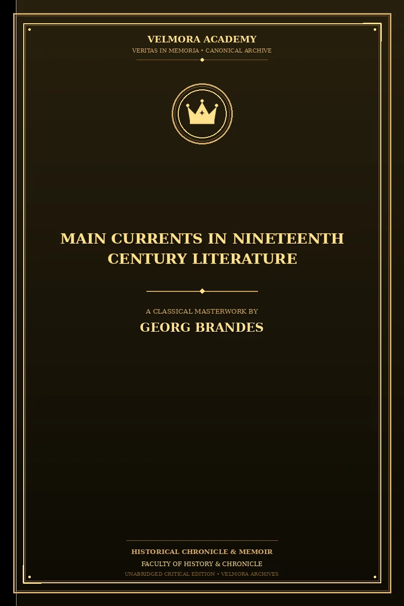 Main Currents in Nineteenth Century Literature