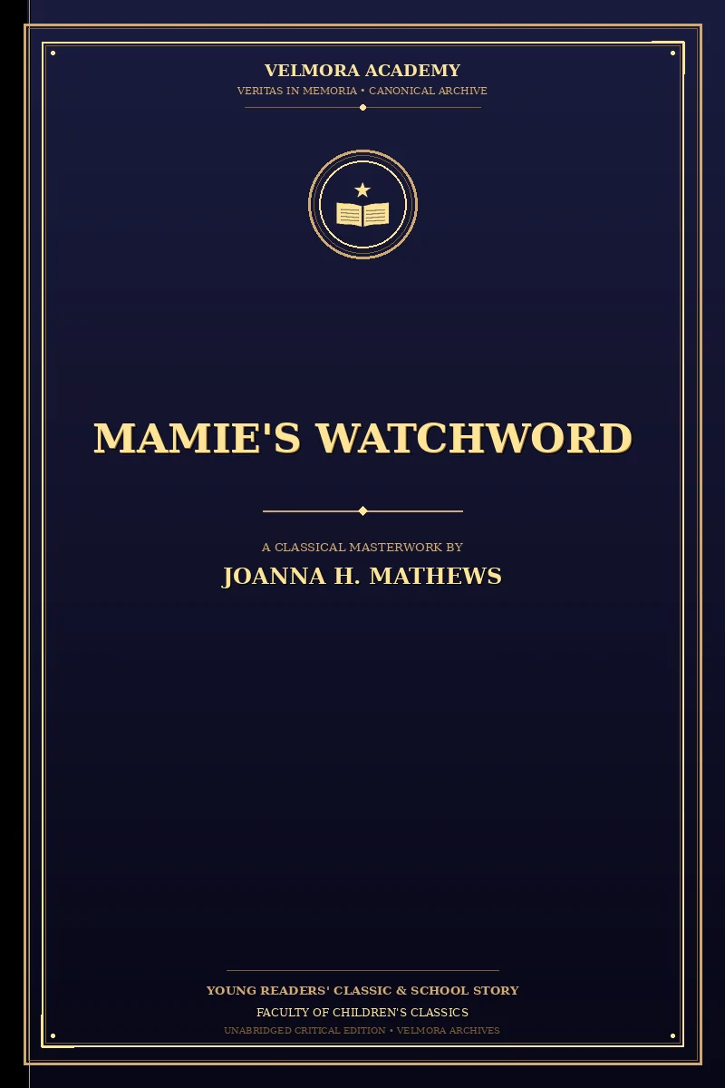 Cover of Mamie's Watchword