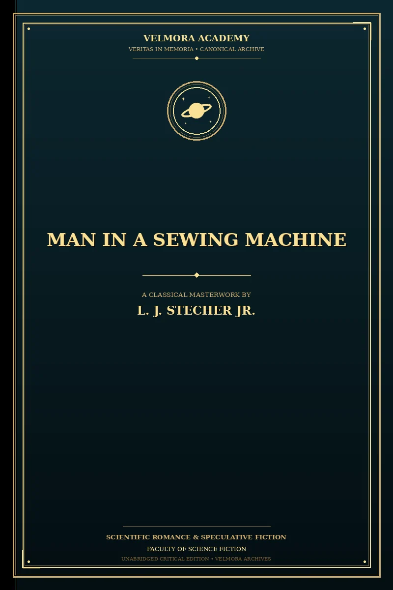 Cover of Man in a Sewing Machine