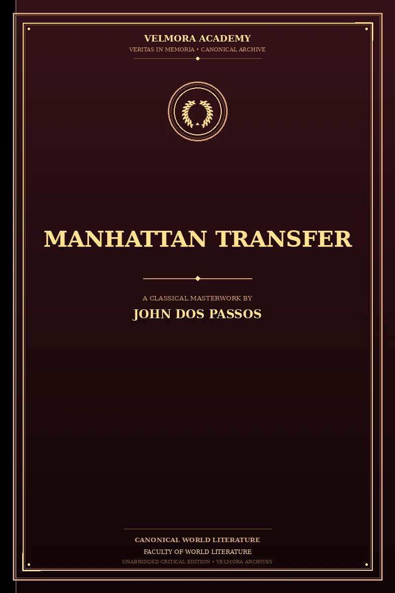 Cover of Manhattan Transfer