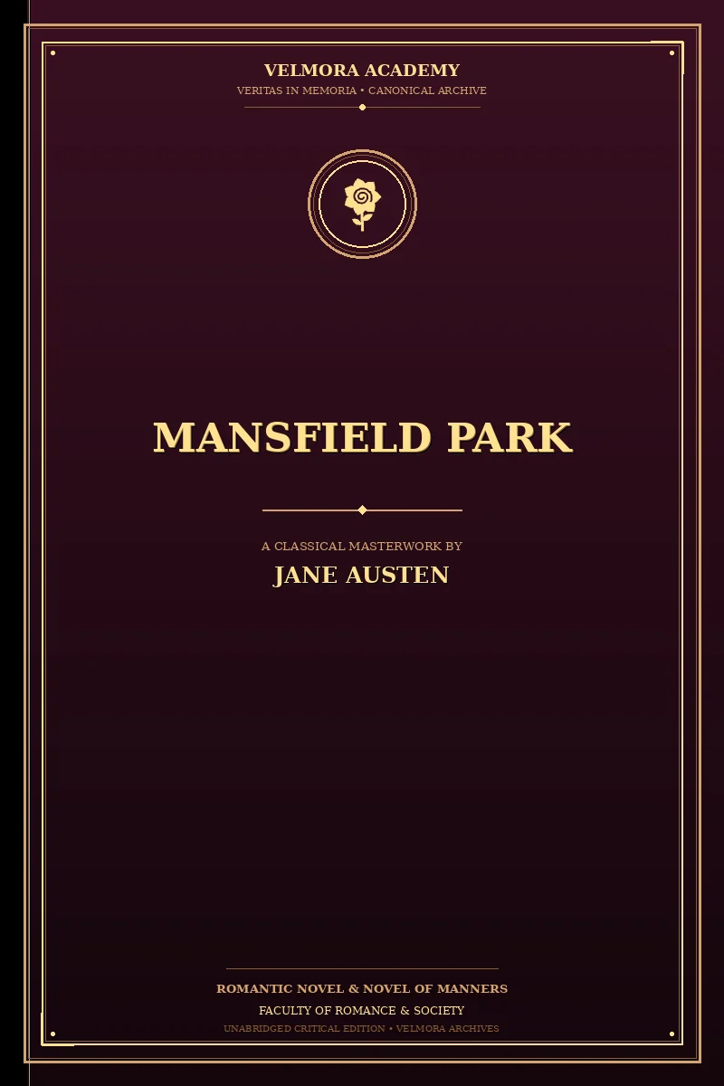 Cover of Mansfield Park