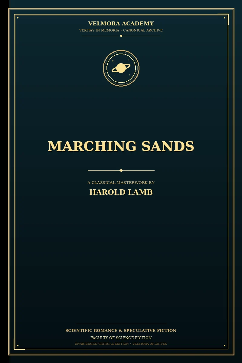 Cover of Marching Sands