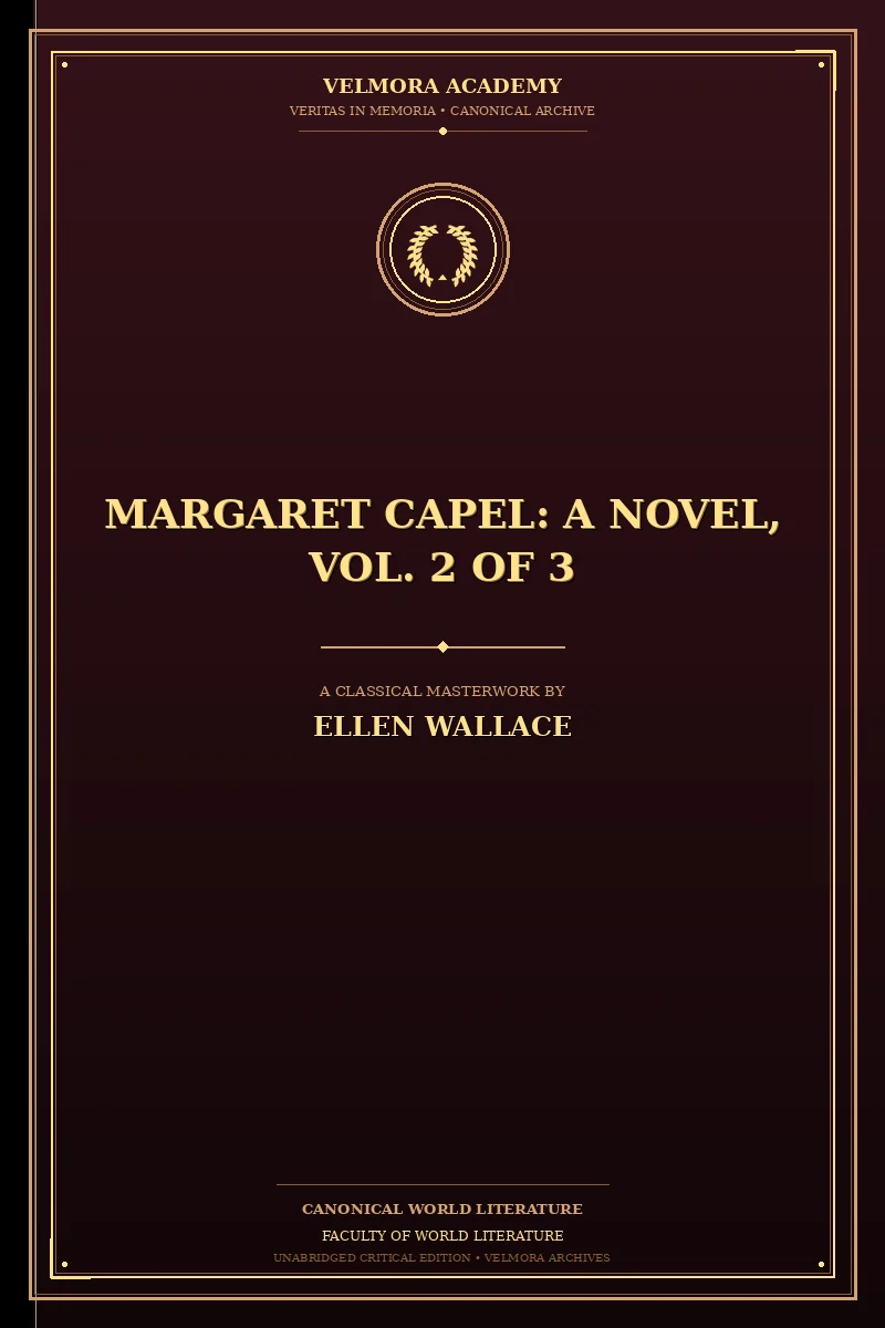 Cover of Margaret Capel: A Novel, Vol. 2 of 3