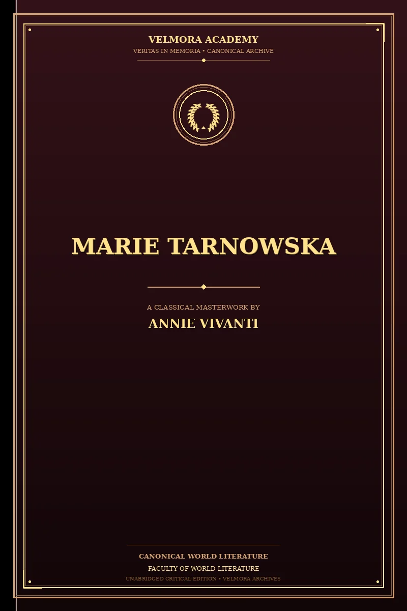 Cover of Marie Tarnowska