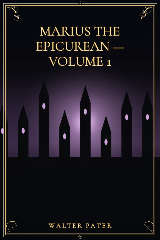 Cover of Marius the Epicurean — Volume 1