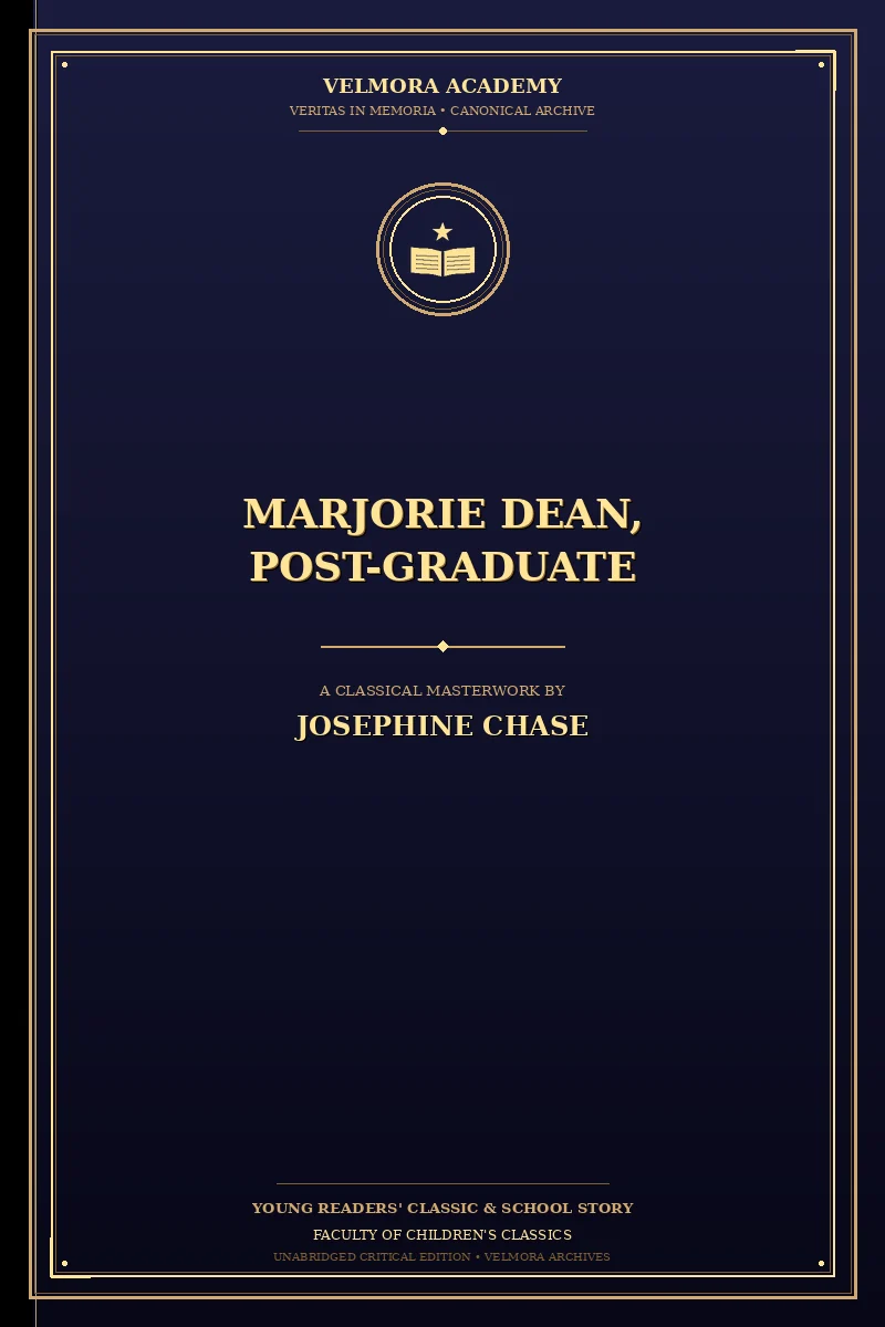 Marjorie Dean, Post-Graduate