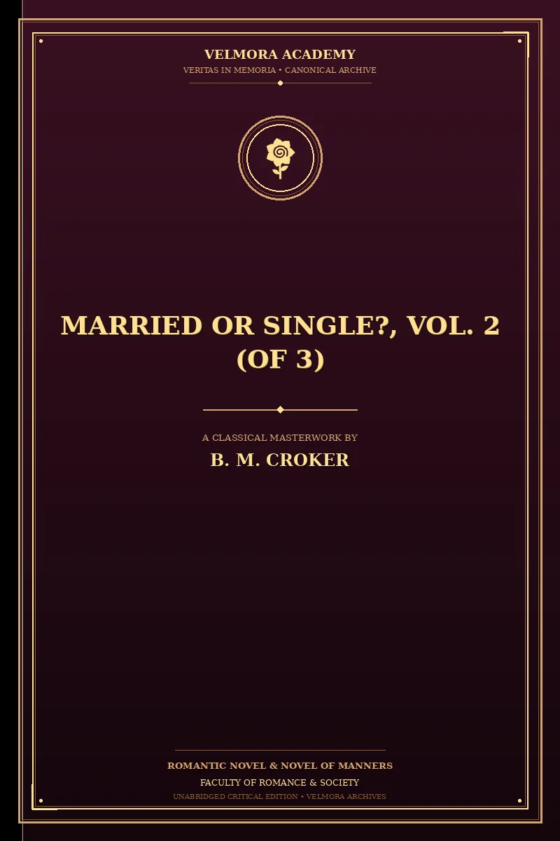 Married or single?, Vol. 2 (of 3)