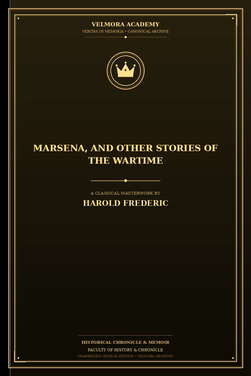 Cover of Marsena, and Other Stories of the Wartime